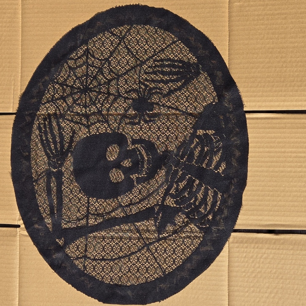 Set Of 2 Halloween Placemats - Skeleton